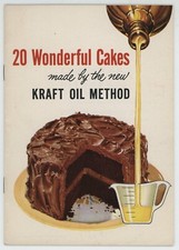 Libro de recetas vintage para hornear pasteles libro de cocina pasteles para glasear marca Kraft Philadelphia