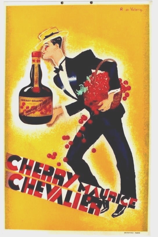 モーリス・メイヤー　ジクレー Original vintage poster CHERRY MAURICE CHEVALIER BRANDY c.1930 | eBay