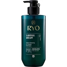 Ryo Deep Cleansing & Cooling Hair Loss Care Shampoo 16.2OZ Oily Scalp K beauty