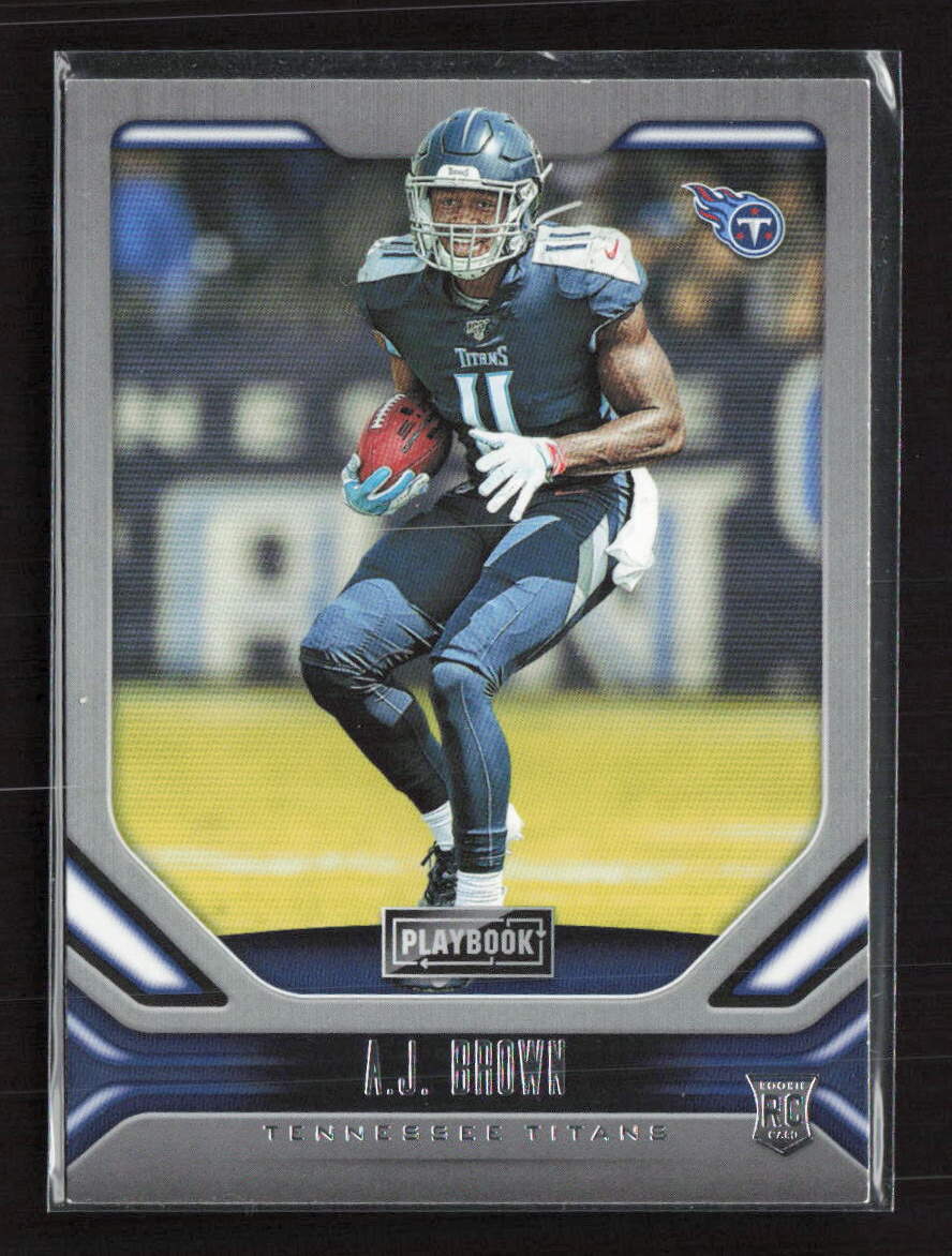 2019 Panini Playbook #114 A.J. Brown Tennessee Titans (V) RC