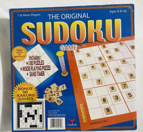 The Original Sudoku By Cardinal Board Game 100 Puzzles - Picture 2 of 2