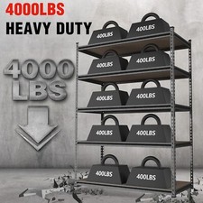 WORKPRO 5Tier Metal Storage Shelving Unit 36  Wx18  Dx72  H Adjustable Storage Rack