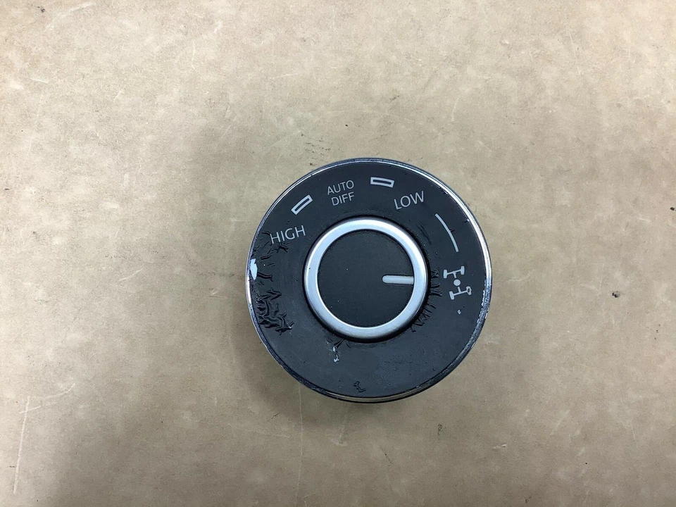 Volkswagen Touareg 2005 7L bloqueo diferencial dial interruptor control OEM+ Foto 2 de 4