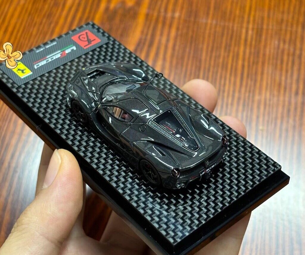 ZD DMH 1:64 Black Full Carbon Laferrari Aperta Sports Model ZD DMH 1:64 Black Full Carbon Laferrari Aperta Sports Model