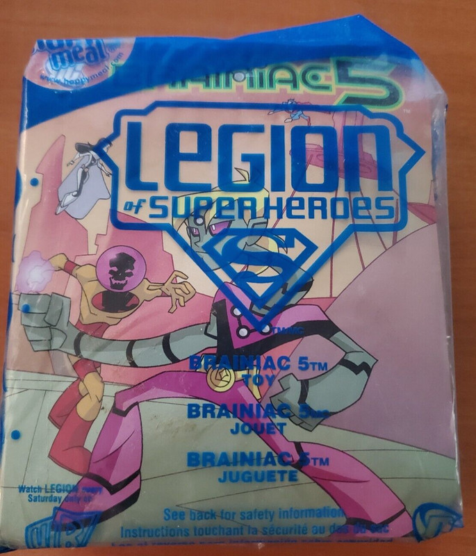 2007 Legion Of Superheroes McDonald's Happy Meal Toy Brainiac 5
