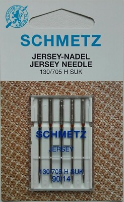 5 Schmetz Jersey-Nadeln 130/705H-SUK Stärke 90/14