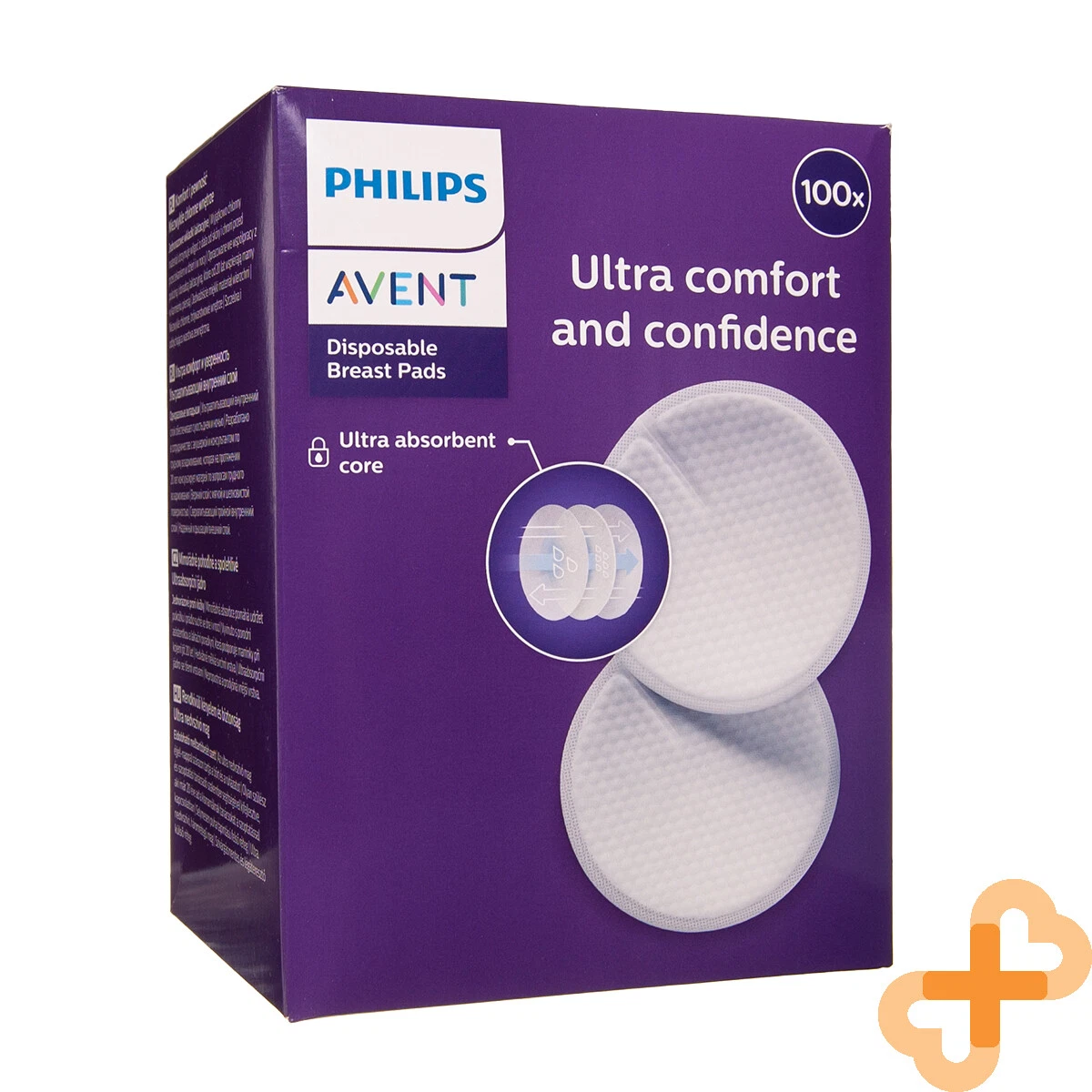 PHILIPS AVENT Disposable Breast Pads 100 pcs. Ultra Comfort Confidence  Absorbing