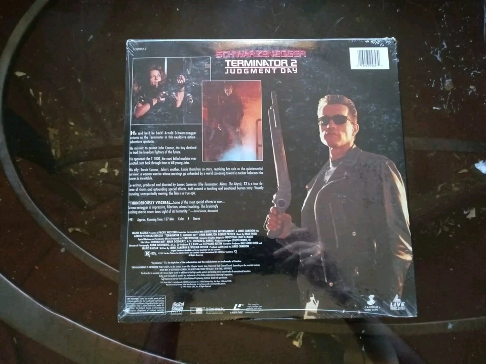 Terminator 2: Judgement Day (Laserdisc, 1991) Brand NEW - Arnold Schwarzenegger - Image 2 of 4