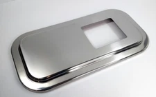 Stainless Shifter Floor Cover 4-7/8 x 5-3/4 Short Hood Shift Plate for Peterbilt