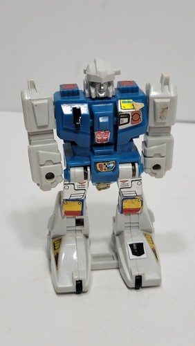Takara 1984 G1 Transformer Twin Twist Action Figure Drill Blue & Gray