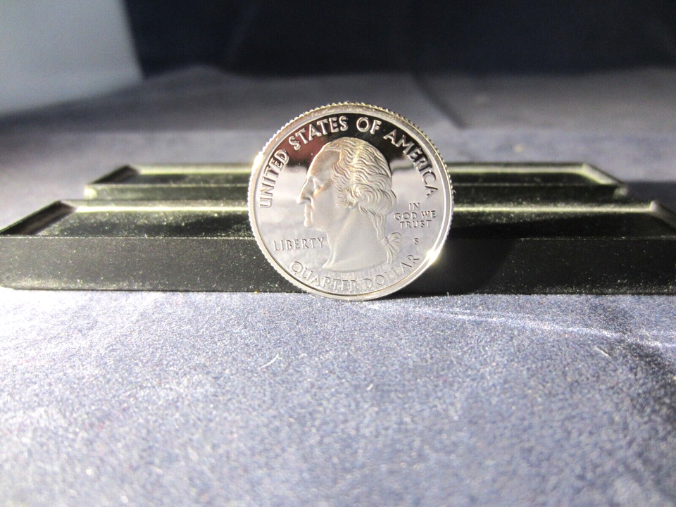 2001S Silver Quarter NEW YORK Deep Cameo Mirror Proof Upper Ranges arb