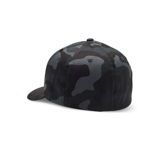 Fox Racing Flexfit Hat Fox Head Embroidery Black Camo Size SM/MD - Picture 2 of 2