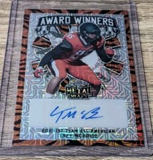 2022 Leaf Metal Football AWARD WINNERS AUTOGRAPH TREY MCBRIDE #1/5
