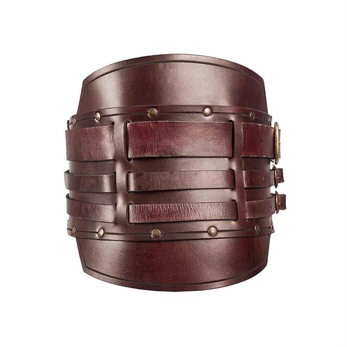 Middle Ages Vintage Leather Wide Belt Knight Medieval Costume Waistband Cosplay - Picture 7 of 11