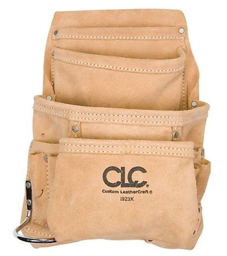 CLC I923X pelle Marrone 31.8cm x 24.1cm da Falegname Unghie E Strumento Borsa, - Foto 2 di 2