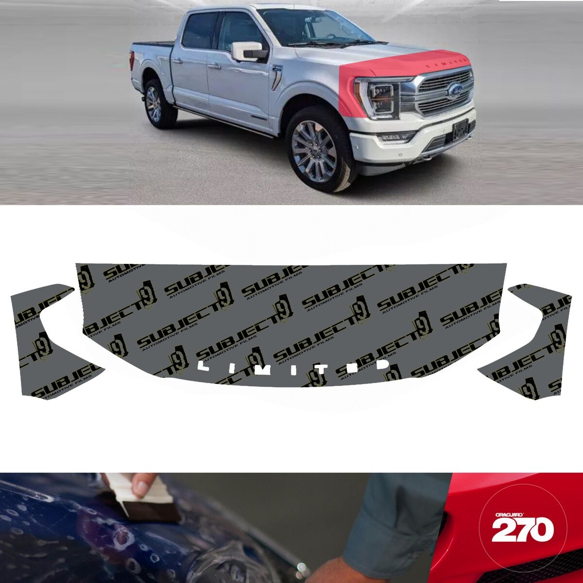 Standard Hood Fender & Mirror Kit | FORD F-150 LIMITED 2018 Standard Hood Fender & Mirror Kit | FORD F-150 LIMITED 2018