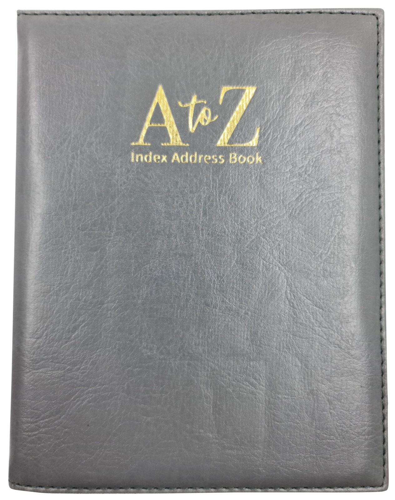 Index Address Book Leather Look Cover Executive Padded 4 Sizes Notebook ...
