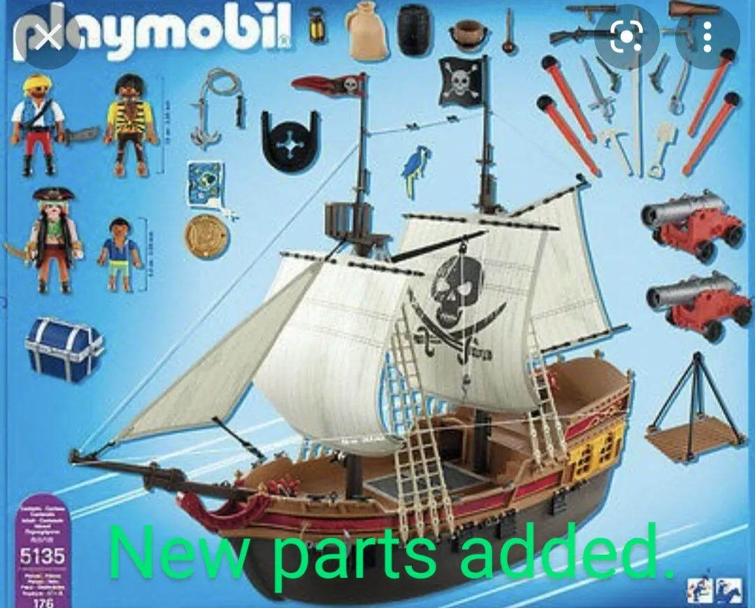 PLAYMOBIL 5135 Bateau Pirates + Accessoires + Figurines EUR 50,00 -  PicClick FR