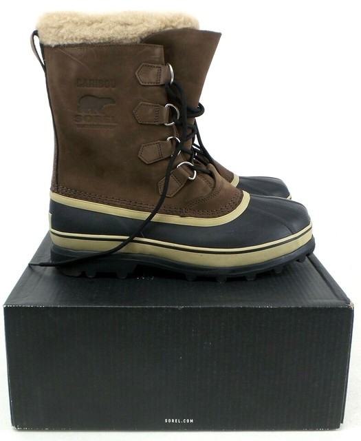 sorel men's caribou waterproof winter boots