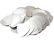 10pcs Metal Guitar Picks Acoustic Electric Plectrums Silver .3mm Stainless Steel