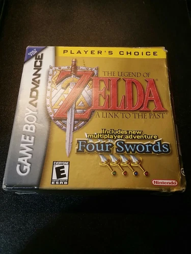 Legend of Zelda: Four Swords- Nintendo Game Boy Advance 2002 CIB complete PC E1