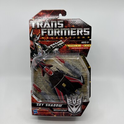 Transformers Generations Deluxe Class Sky Shadow Decepticon Hasbro New S5