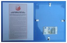 Benito Mussolini discorso 1925 idea centrale duce fascismo quadro cornice vetro