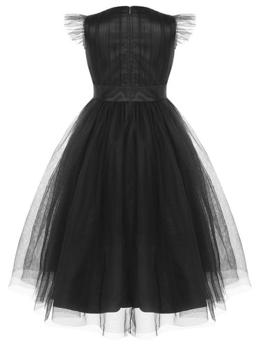 Kids Girl~Princess Dress Vintage Ruffle Tutu Tulle Wedding Party Graduation Prom - Picture 58 of 64