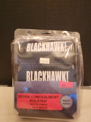 BLACKHAWK! Serpa CQC Concealment Holster - Black (410501BK-R) Guns 