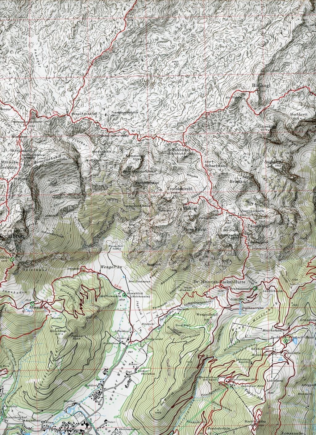 Thumbnail - Dav Alpenvereinskarte 13 Tennengebirge 1 : 25 000 | Alpenverein |