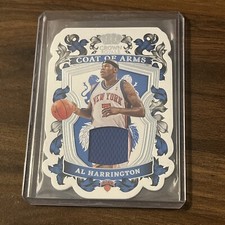 Al Harrington 2021-22 Panini Crown Royale Coat of Arms Swatch #CT-AHR Knicks