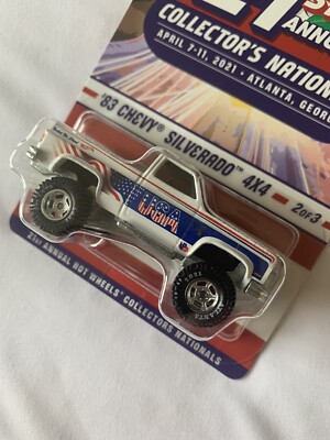 83 Chevy Silverado 4x4 2021 Hot Wheels 21st National