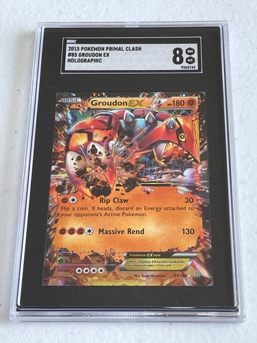 Groudon-EX graded SGC 8 for sale on eBay