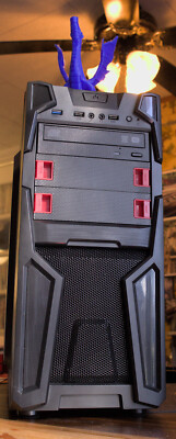 Gaming PC Rx 580 4gb Intel Xeon e5-1650 v2 CPU 3.5 Ghz 16gb ddr3 1600 512GB SSD