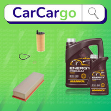 Kit Assistenza BMW X4 20d xDrive Diesel 2014-2018 Olio Aria + Olio Motore Qualità OE