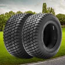 Set Of 2 18x8.5-8 Lawn Mower Tires 4Ply 18x8.50x8 Garden Tractor Tubeless Tyres