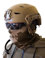 Milspec Monkey MSM SKULL FACE Multi Wrap Devgru Head Gear DUSTY BROWN - NEW