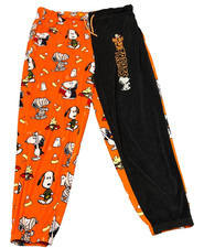 Peanuts Snoopy Here for the Treats Halloween Sleep Pants Youth Medium 8-10 PJ's