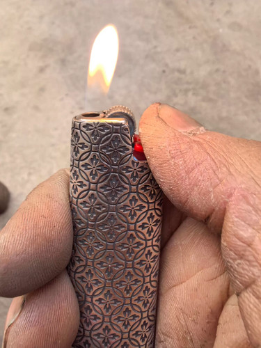 S990 Silver Handmade Lighter Case Cover Fits Bic J3 J5 Lighter Case Cover Shell - Picture 7 of 11