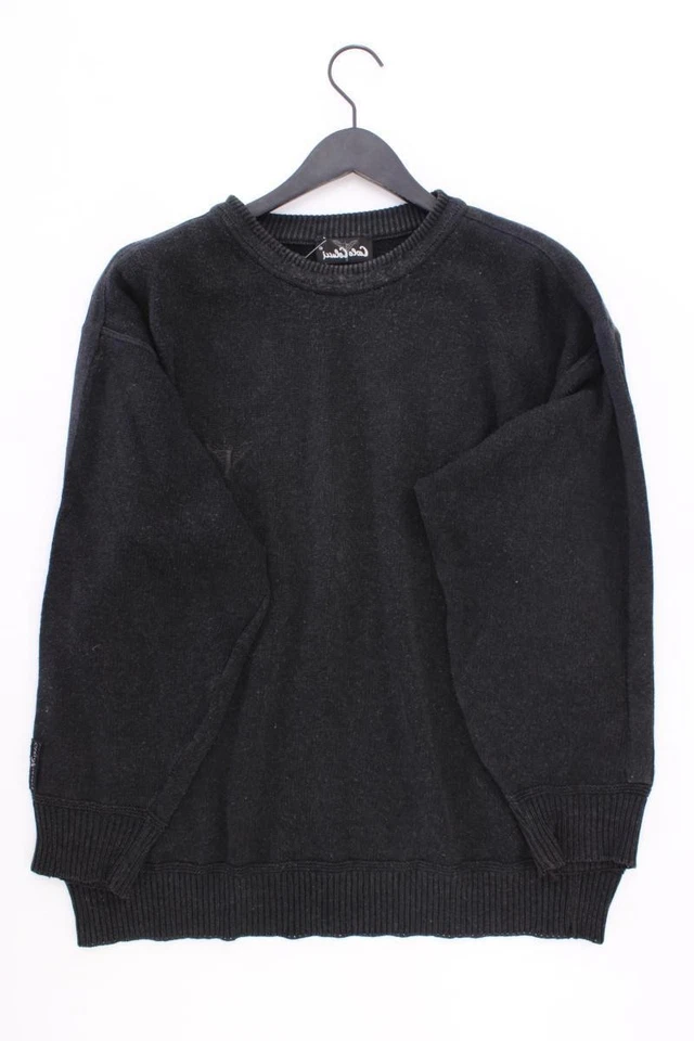 ✅ Carlo Colucci maglione per uomo taglia 54, XL vintage grigio di cotone ✅ - Imagen 4 de 4