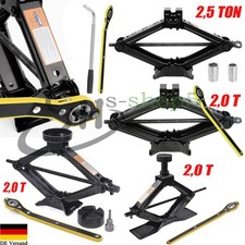 Wagenheber 2 / 2,5T Scherenwagenheber mit Ratsche Radmutterschlüssel Für PKW/SUV