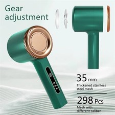 1200mAh Rechargeable Fabric Shaver Electric Lint Remover Portable Sweater green