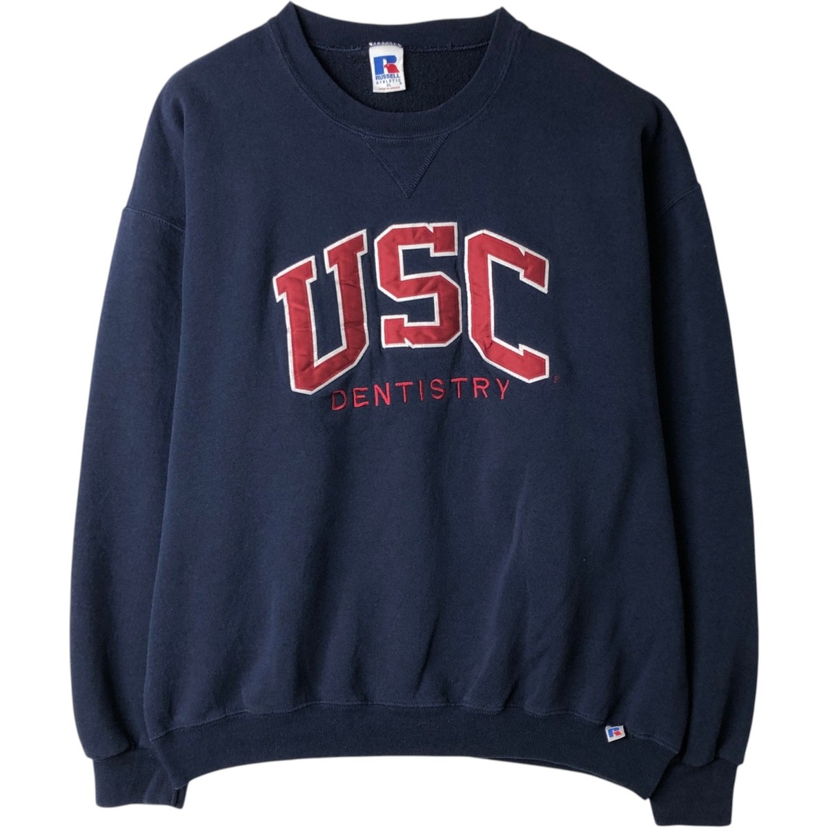 Used 90'S Russell Athletic College Sweatshirt Men's Size XL (approx.) Vintage