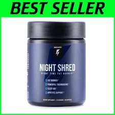 Non-Habit Forming Nighttime Fat Burner with Ashwagandha - 60 Vegetarian Capsules