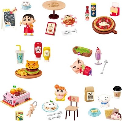 Crayon Shin-chan Crayon Cafe BOX [all 8 sets (Full set)] H115 x W70 x D50mm