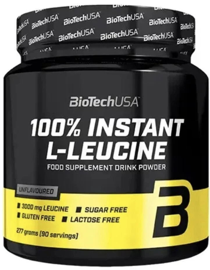 BiotechUSA 100% Instant L-Leucine 3000mg Training Booster Sugar Free Drink 277g - Image 2