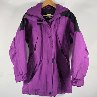 Helly Hansen Tech Jacket Womens Small Hide away Hood 3M Thinsulate Waterproof