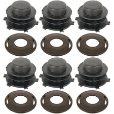 Set of 6 New Trimmer Head Spools & Cap Covers Fits Stihl 200 FS 44 FS-KM FS100