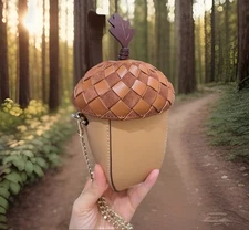 🐿️🍂🧡 NWT Kate Spade Take a Hike 3D Acorn Crossbody Brown Multi Novelty Bag