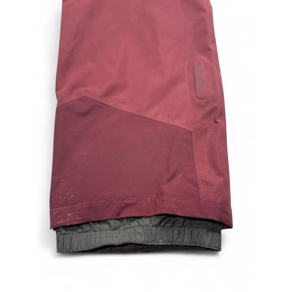 Patagonia Powder Bowl Snow Pants Womens Medium Gore Tex Winter Burgundy Red Foto 4 de 4